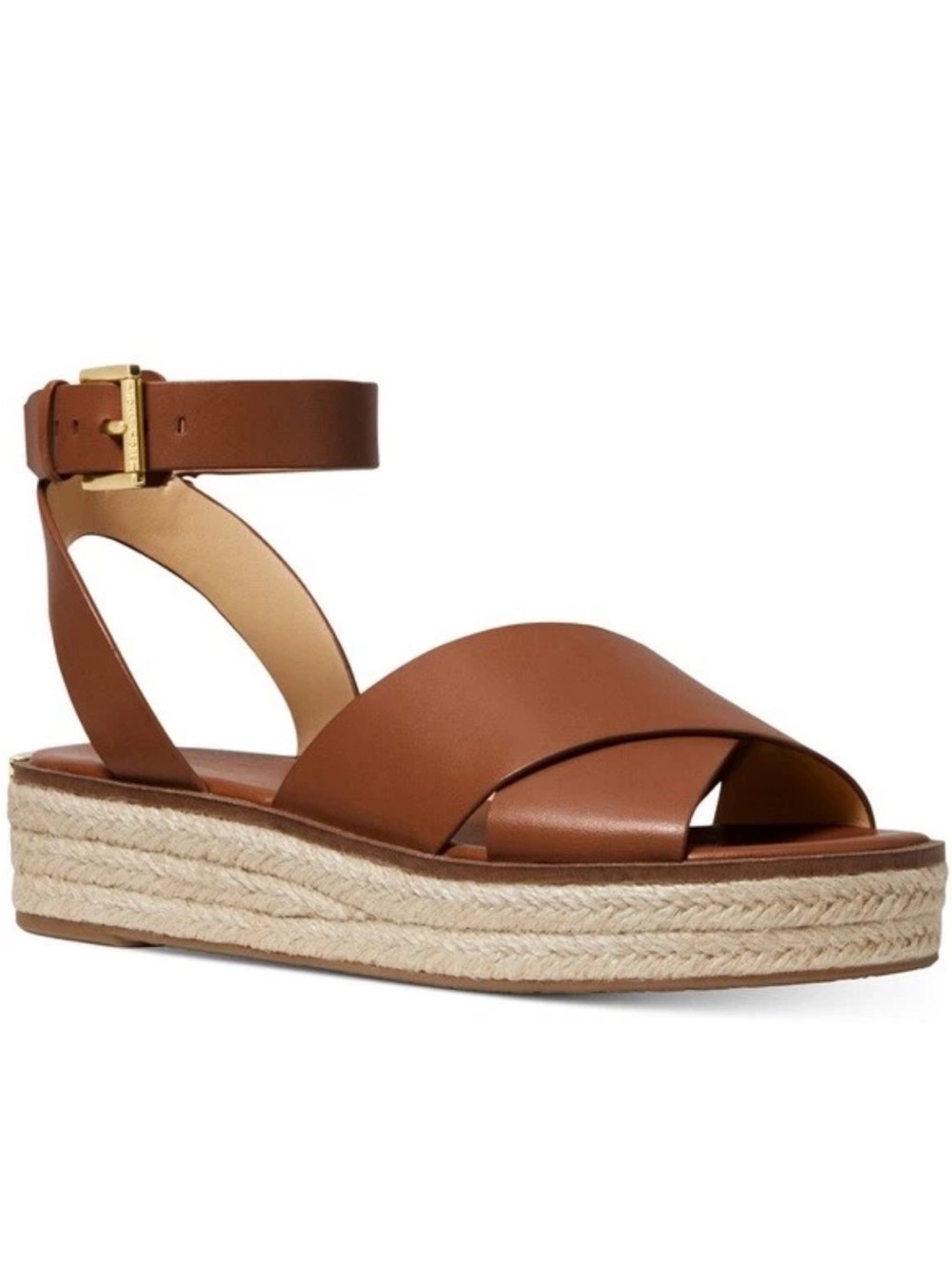Michael Kors Abbot Leather Sandals Size 9